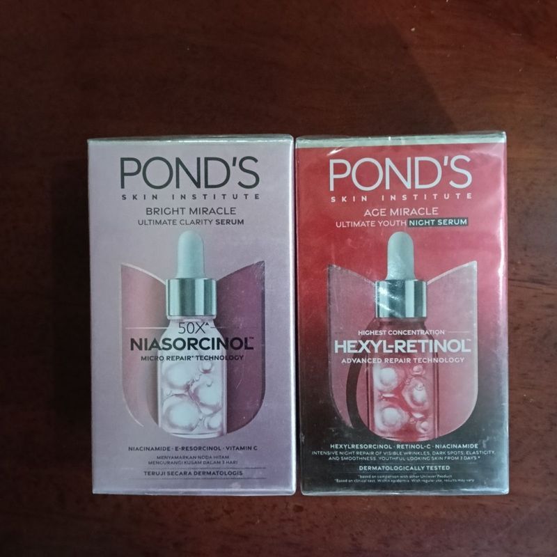 PONDS Essence Brightening Flawless Translucent Day Essence Night Essence Serumnagaydemsangda14g4.26.