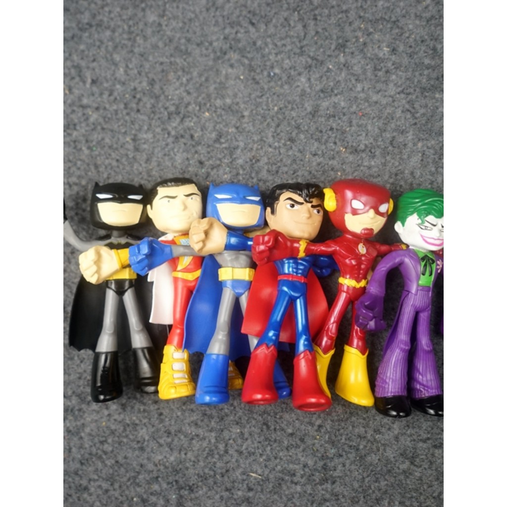 MB5 Justice League DC Superman Batman Shazan ตุ๊กตาลวดเหล็ก