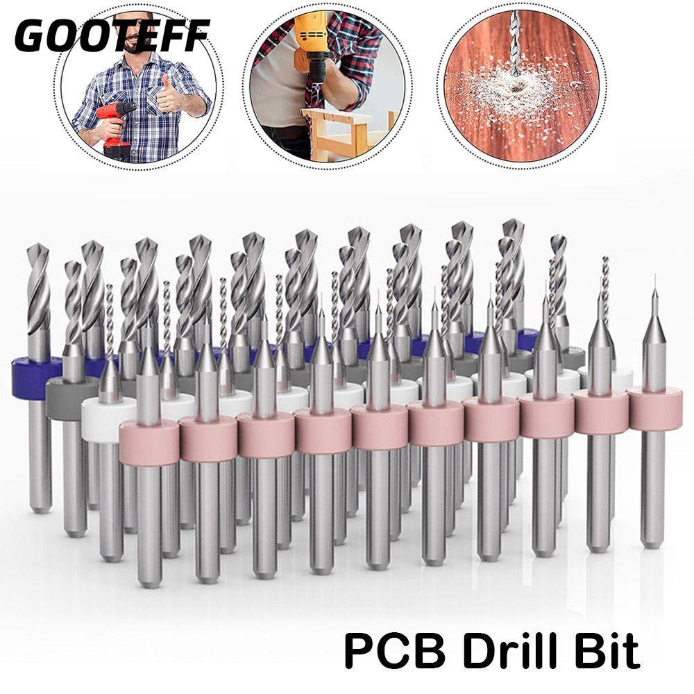 ICARAMELO Mini CNC เจาะบิตเหล็กทังสเตน PCB Twist เจาะไม้ CNC เจาะคาร์ไบด์ CNC Milling Cutter