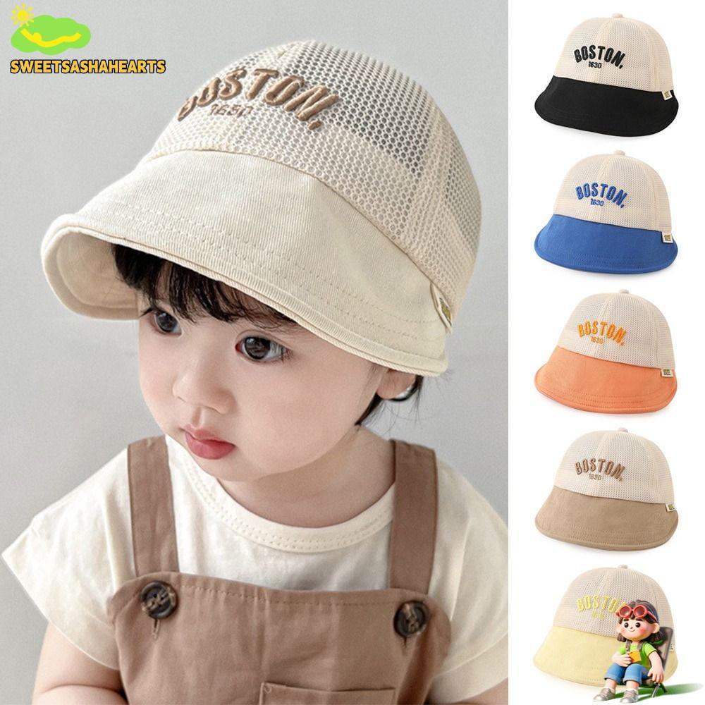 หมวกบักเก็ตเด็ก ไนลอนน่ารัก กันแดดและระบายอากาศ ป้องกัน UV สำหรับเด็กชายและเด็กหญิง ราคา ถูกที่สุด ดีลบีเคเค