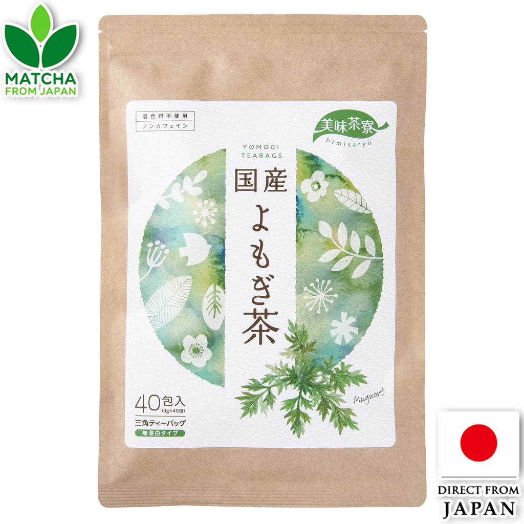 Oishisaryo Japanese 100% Yomogi Tea Bag Traditional Smooth Taste