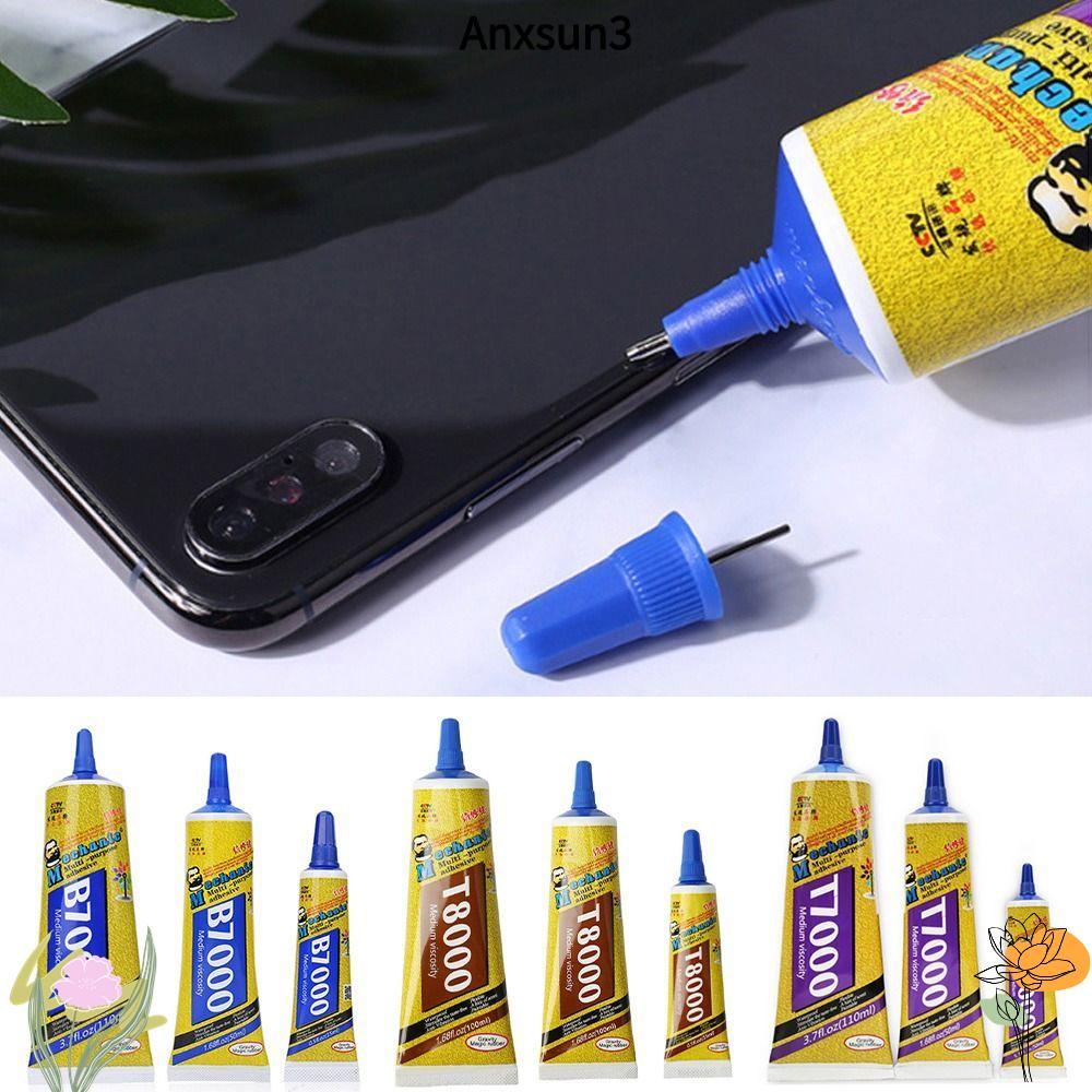 ANXSUN3 ซ่อมBorderกาว,15/50/110ml T8000 B7000 E8000 T7000 Universalกาว,ปฏิบัติโปร่งใสสีดํากาวของเหลว