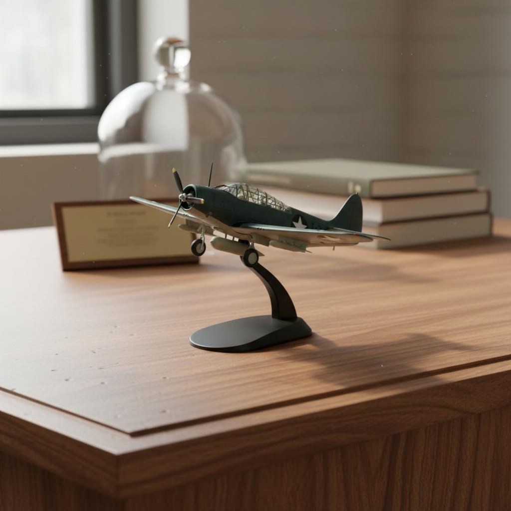 รายละเอียดสูง 1/72 Scale Devastator รุ่น Pre-Assembled TBD Devastator T-3 เครื่องบินรุ่นสําหรับนักสะ