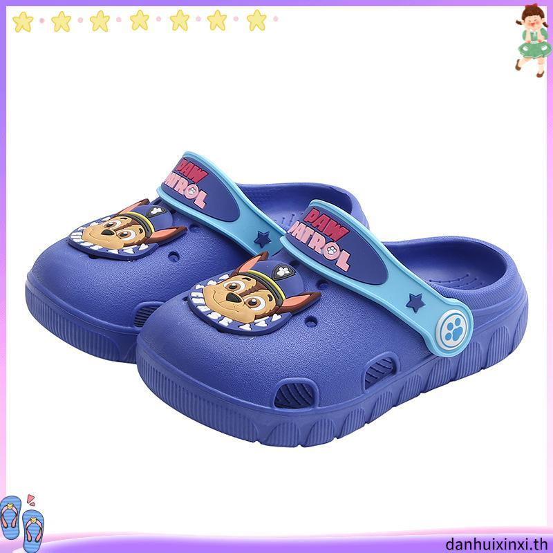 PAW Patrol รองเท้าแตะ ทรง ลาย paw patrol แบบมีรู สำหรับเด็ก