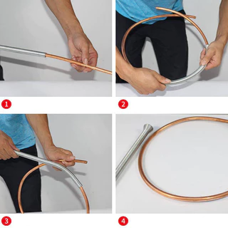 สปริงดัดท่อทองแดงแอร์ (1 ชุดมี 5 ขนาด 2-6 หุน) ขนาดยาว 36 ซม. แบบ อย่างหนา พร้อมซองใส่แต่ละตัว