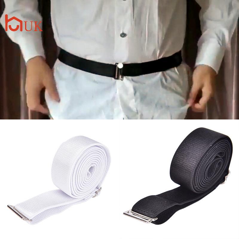 UK Fashion Shirt Holder Adjustable Shirt Stay Best Tu It Belt men Shirt Hold up TH