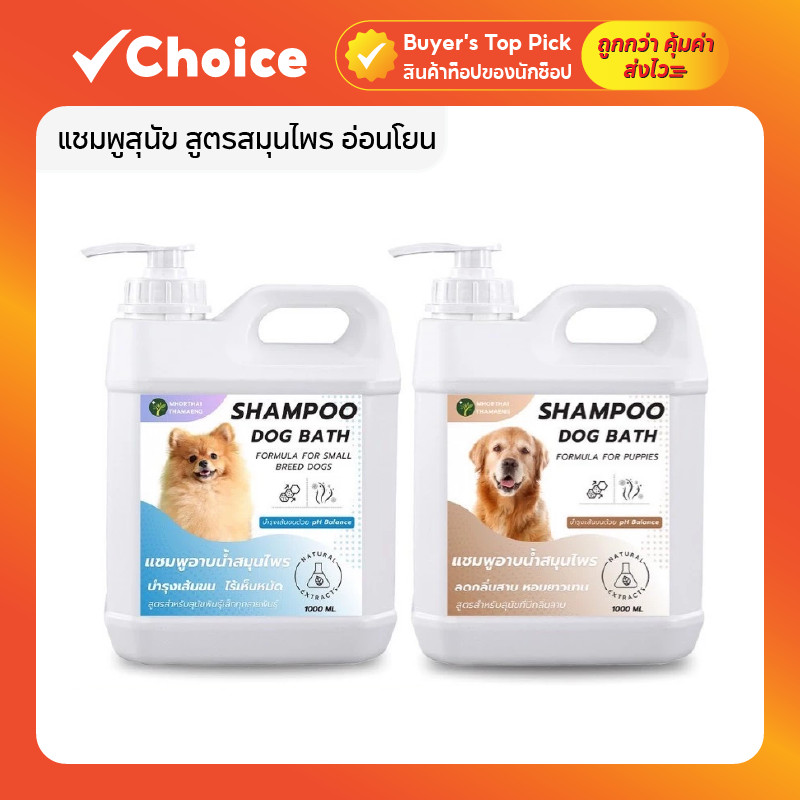 แชมพูสุนัขสมุนไพร ลดคัน กลิ่น บำรุงขนเงางาม เลือกอย่างไรให้ถูกใจน้องหมา