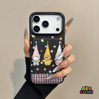เคสไอโฟน 17 เหมาะสำหรับ IPhone 13 14 17 15 11 12 16 Pro Max 14 15 16 Plus Air เคสโทรศัพท์ KT Cat และ Little Man