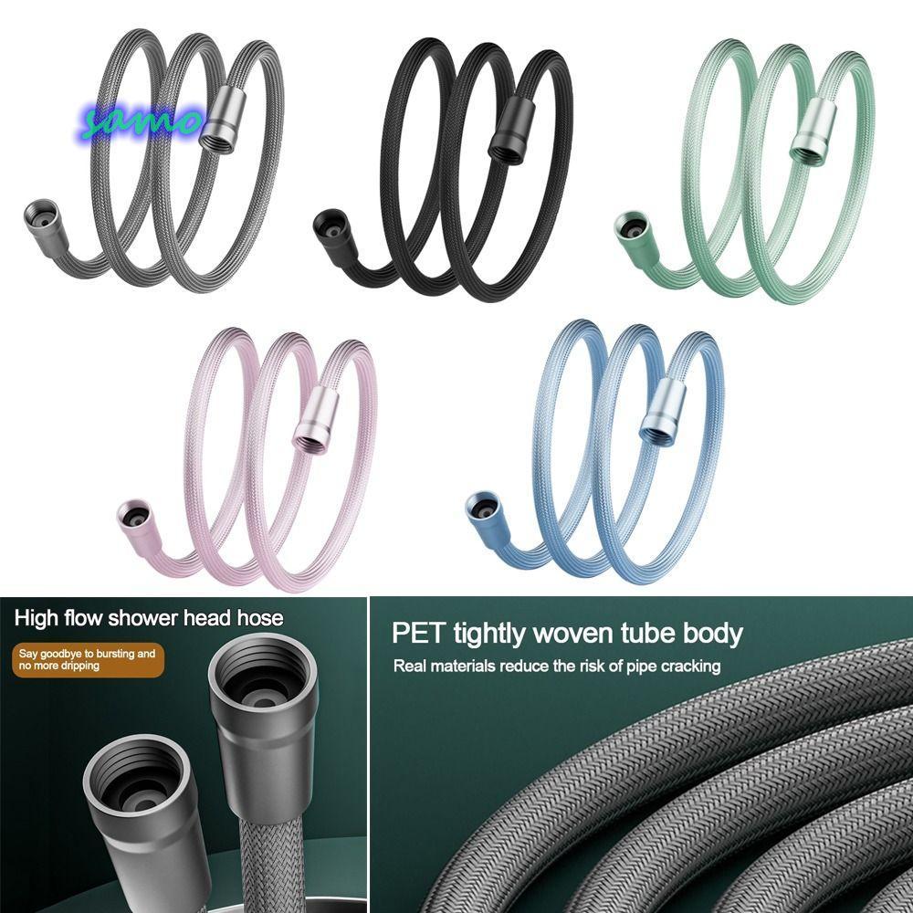 SAMO สายฝักบัวมือถือ, GI/2 Anti Winding Shower Tube, 1.5/2 เมตรยืดหยุ่น Universal Interface Bath Sho
