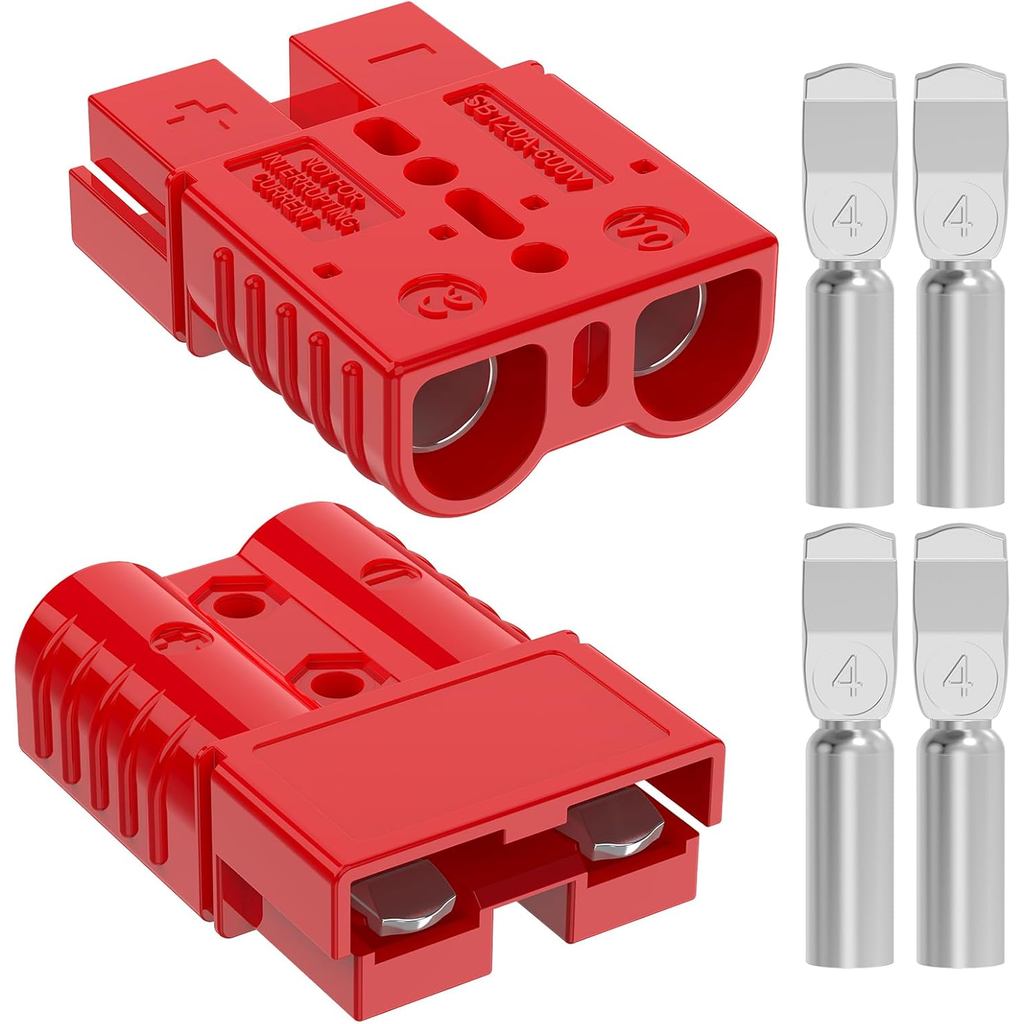ขั้วต่อ Anderson, 120AMP 2/4/6 AWG แบตเตอรี่ Quick Connect 12V-36V Anderson ปลั๊กสายแบตเตอรี่ Quick 