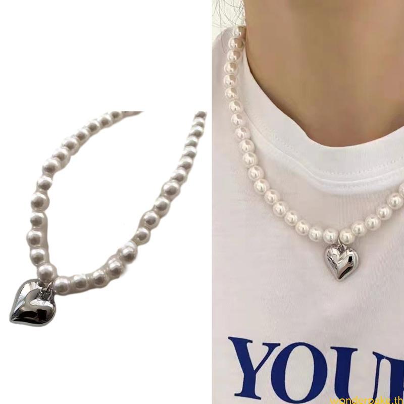 Wonder จี้สร้อยคอลูกปัดสร้อยคอแฟชั่นเครื่องประดับคอ CCB วัสดุ Stylish Choker