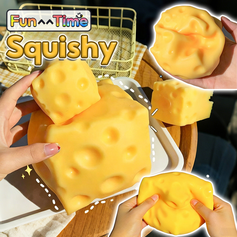 COD ขนาดใหญ่พิเศษ ชีส ของเล่นบีบ Squishy ช้า-คืนรูป ของเล่นลดความเครียด สุ่มบีบได้