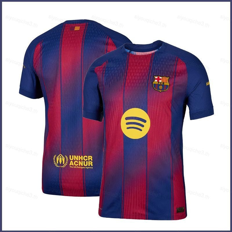 SY3 2025-2026 La Liga FC Barcelona Home jersey เด็กผู้ใหญ่ฟุตบอล Tshirts Plus ขนาด YS3