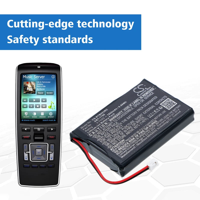 CS เปลี่ยนแบตเตอรี่สําหรับ RTI T3V,T3-V,T3-V+ PN:ATB-1700,30-210218-17 1800mAh / 6.66Wh