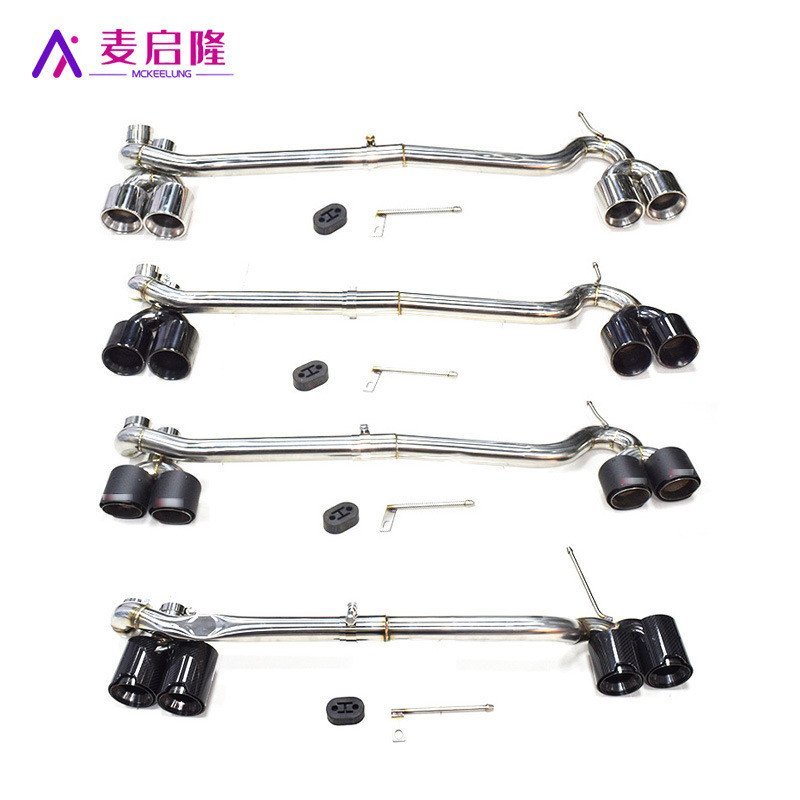 F10f18 คอโลโก้สแตนเลสเรียบง่ายเหมาะสําหรับ 5 ดัดแปลง m5 Four Out คาร์บอนไฟเบอร์ m Bar Tie Tail สีดํา