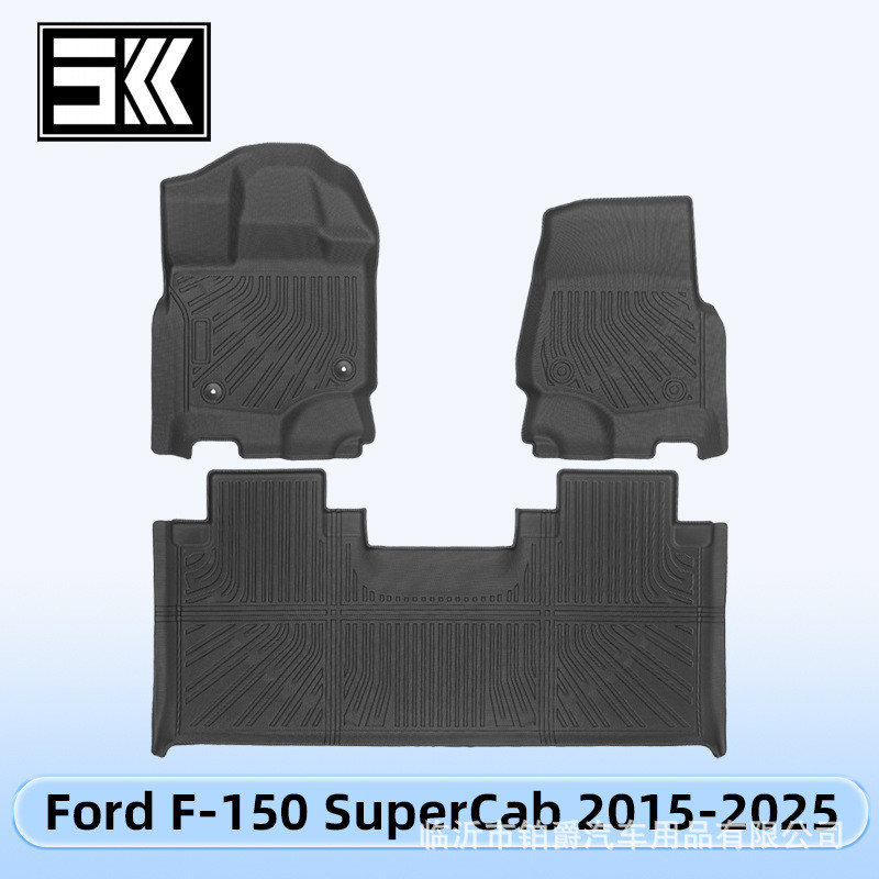 Tpe ford เหมาะสําหรับเบาะทุกสภาพอากาศ f-150 ฟุตวัสดุ 3d Trunk 2015-2025 E7G8