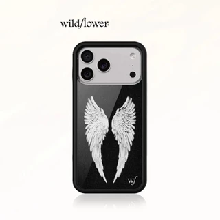 ดอกไม้ป่า Angel เด็กสีดํา WF เคสโทรศัพท์สําหรับ iPhone 17 PRO MAX 11 12 13 14 15 PRO MAX 14 15 PLUS ซิลิโคนคลุมทั้งหมดกันกระแทก WF สําหรับ iPhone 16 PRO MAX 16 PLUS