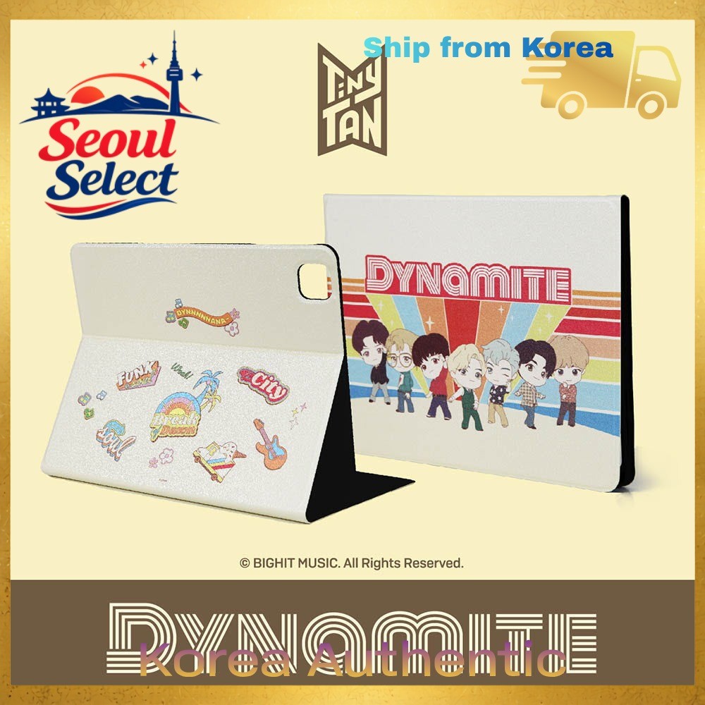 TinyTANBTS Dynamite iPad Pro 12.9" Folio Case 3rd & 4th Gen | สินค้าอย่างเป็นทางการ