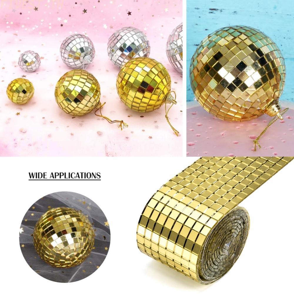 ⭐FIVESTARS⭐Transform Your Home with Self Adhesive Mirror Mosaic Sticker Tiles Crystal Glass
