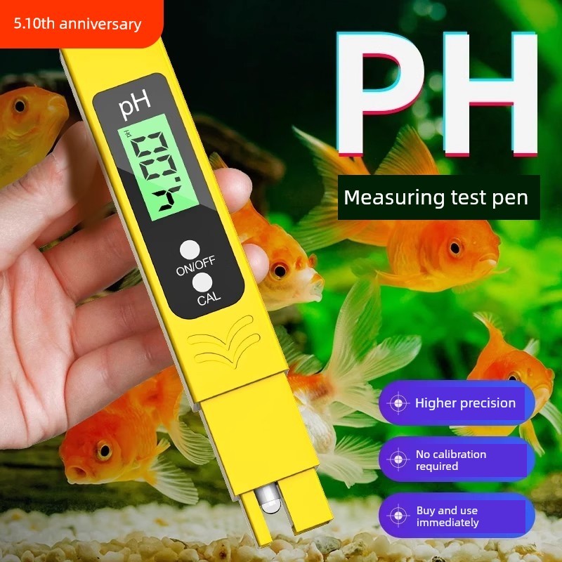Ph Test Pen ph Meter ph Value Tester Soil Acid-Alkali Test Pen Tester Fish Tank Water Quality การทดส