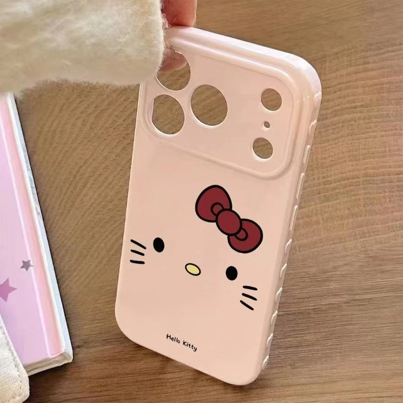 เคสโทรศัพท์ลาย Kitty สำหรับ iPhone 17 16 15 14 Plus 13 12 11 Pro Max 7 8 Plus thumbnail 3