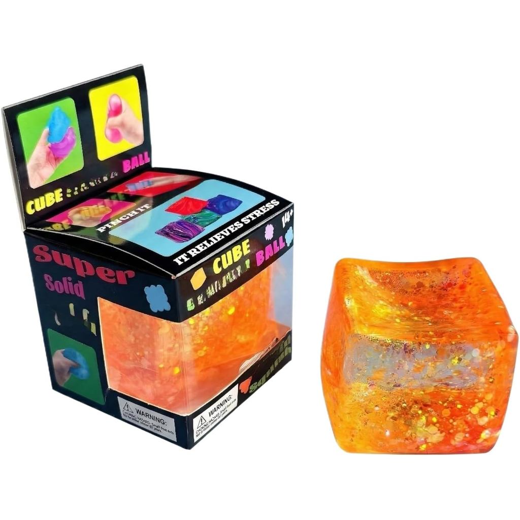 Nice Cube Squishy Stress Cube สําหรับผู้ใหญ่,Squishy Slow Rising Fidget Cube Sensory สําหรับความวิตก