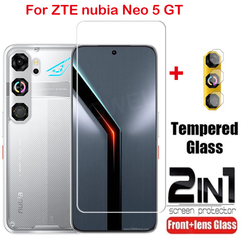 สําหรับ ZTE Nubia Neo 5 GT 5G 2026 ZTE Nubia Neo 5 Pro Nubia Neo5 2 3 Nubia Air Neo5 5G 4G กระจกนิรภัยด้านหน้าฟิล์มป้องกันหน้าจอกลับกล้องเลนส์ป้องกันฟิล์ม