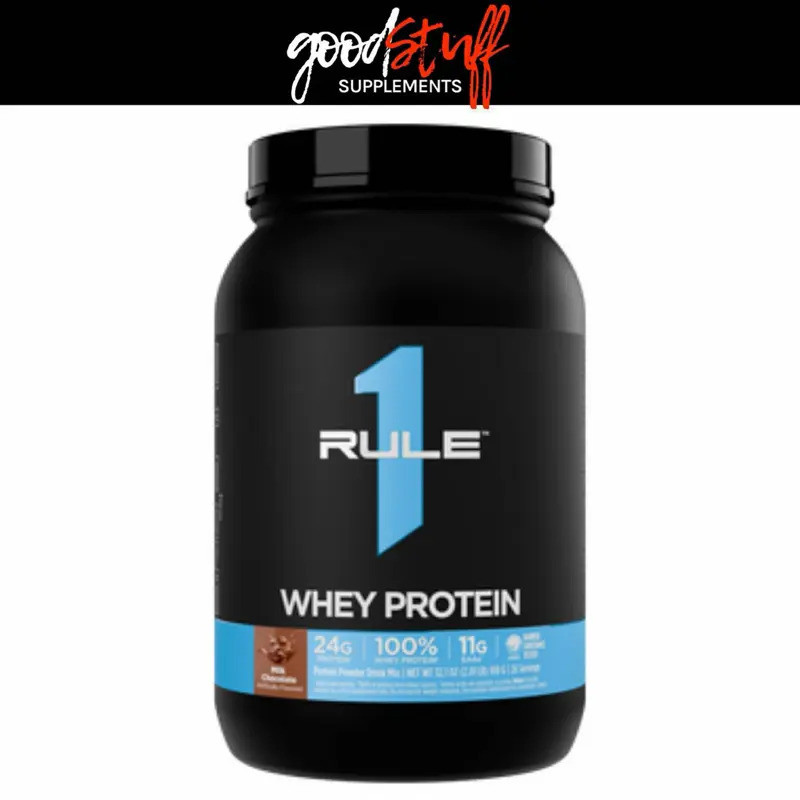 Rule1 2lbs Whey Blend Protein Powder พร้อมหรือไม่มีเชคเกอร์