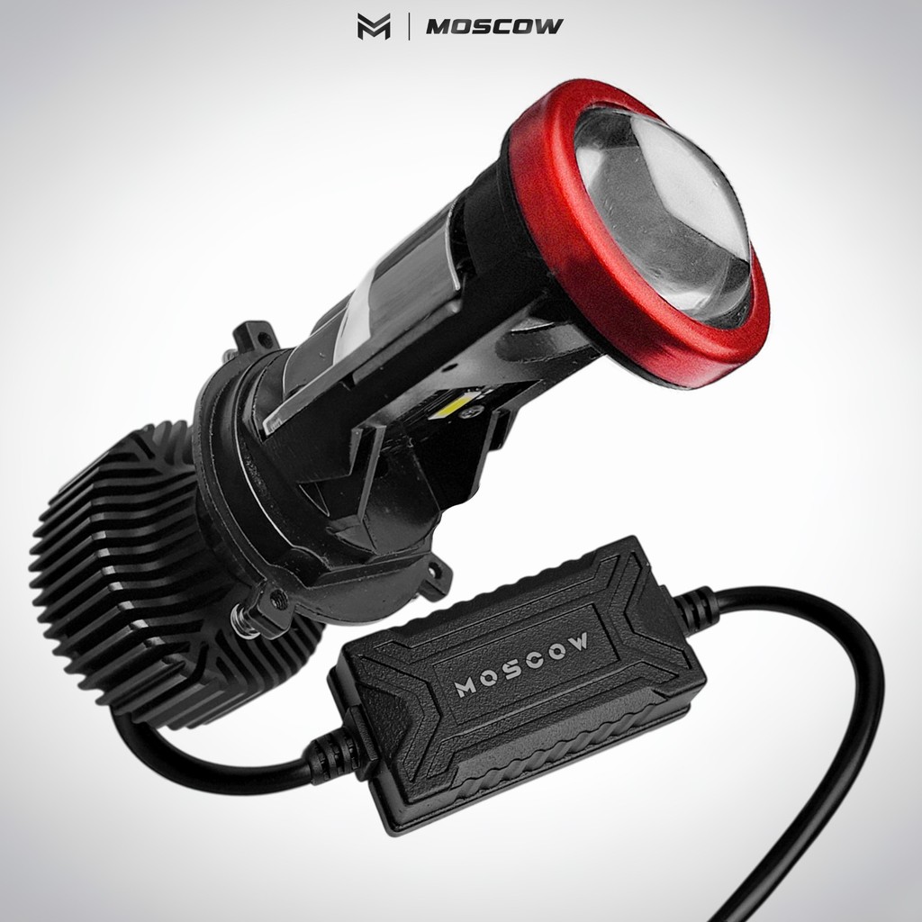 Y10 Y7 ต้นฉบับ MOSCOW SUPER BRIGHT สีขาวสีขาว LED รถรถจักรยานยนต์ H4 MINI PROJECTOR PROJECTOR H4 LED
