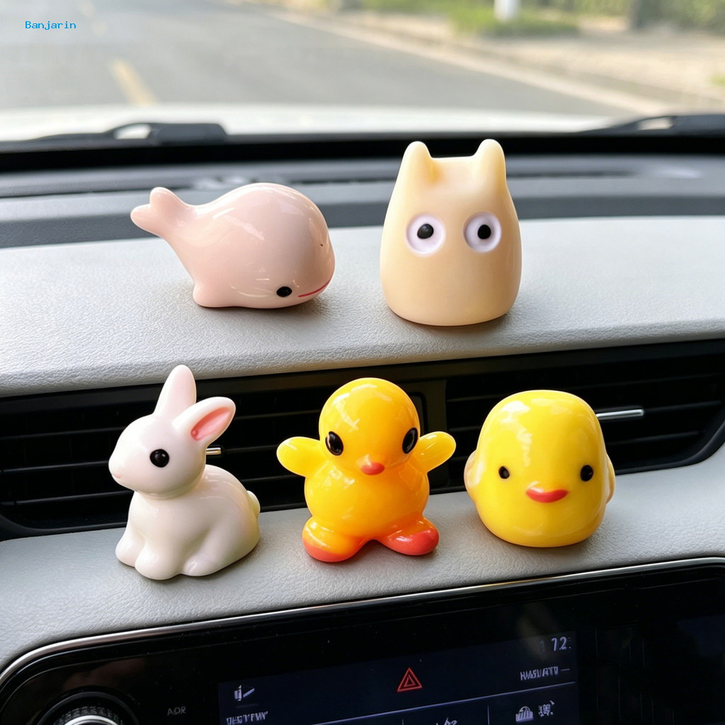 HOT Miniature Figurines ชุด – Dolphin Bunny Duck Chick รูปปั้นเรซิ่นสําหรับบ้านตุ๊กตา Fairy Garden Micro Landscape ตกแต่ง – น่ารักโฮมออฟฟิศเครื่องประดับของขวัญตุ๊กตาเรซิ่น