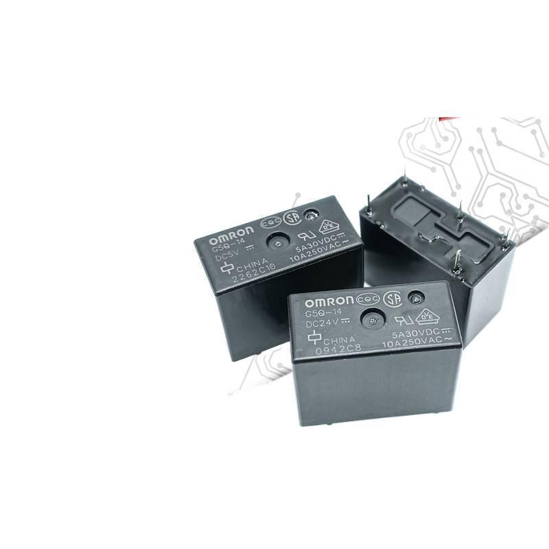 รีเลย์พาวเวอร์ G5Q-14-DC5V G5Q-14-DC12V G5Q-14-DC24V 5 Pins 10A