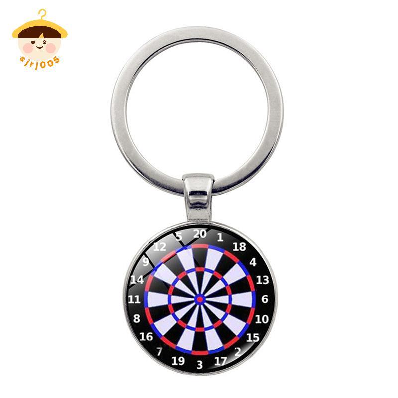 〔8C05〕 แฟชั่น Dart Target จี้พวงกุญแจ Digital Target พวงกุญแจจี้รถ 〔8C〕