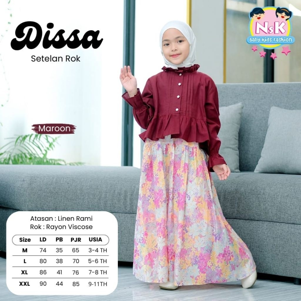 มีกลุ่มผู้จําหน่ายขอแอดมิน er elrumi DISSA ORIGINAL NSK SKIRT SET CAN er elrumi