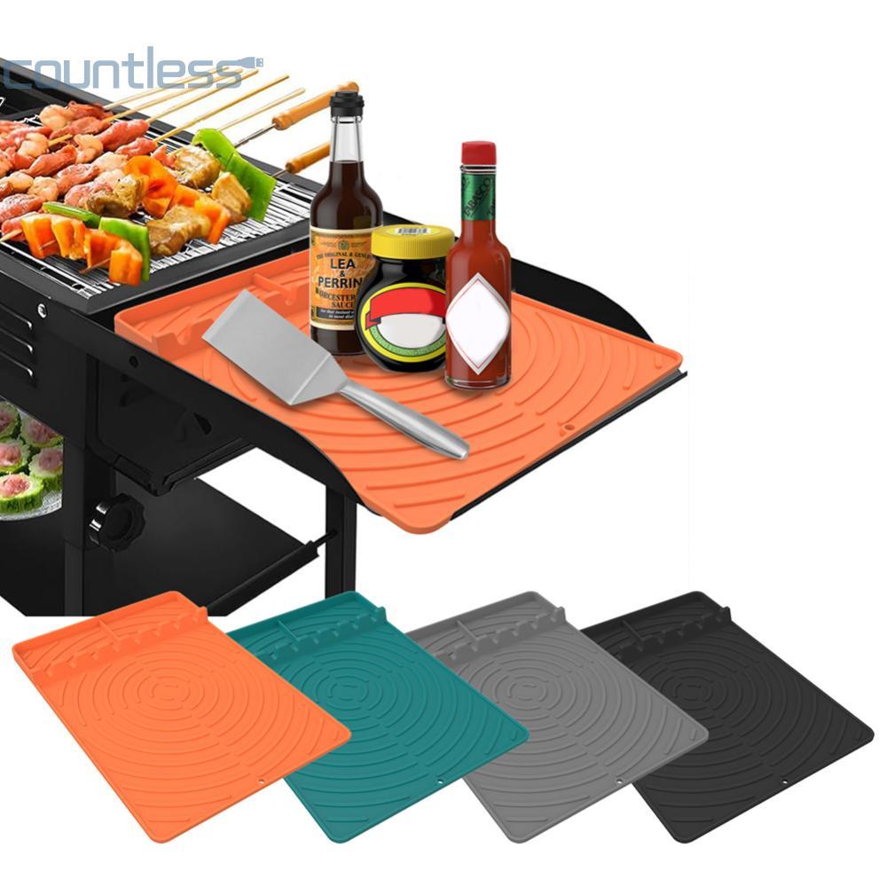ซิลิโคนย่างกลางแจ้งสำหรับ Ninja FlexFlame Grill Pad อุปกรณ์บาร์บี큐ยอดนิยม