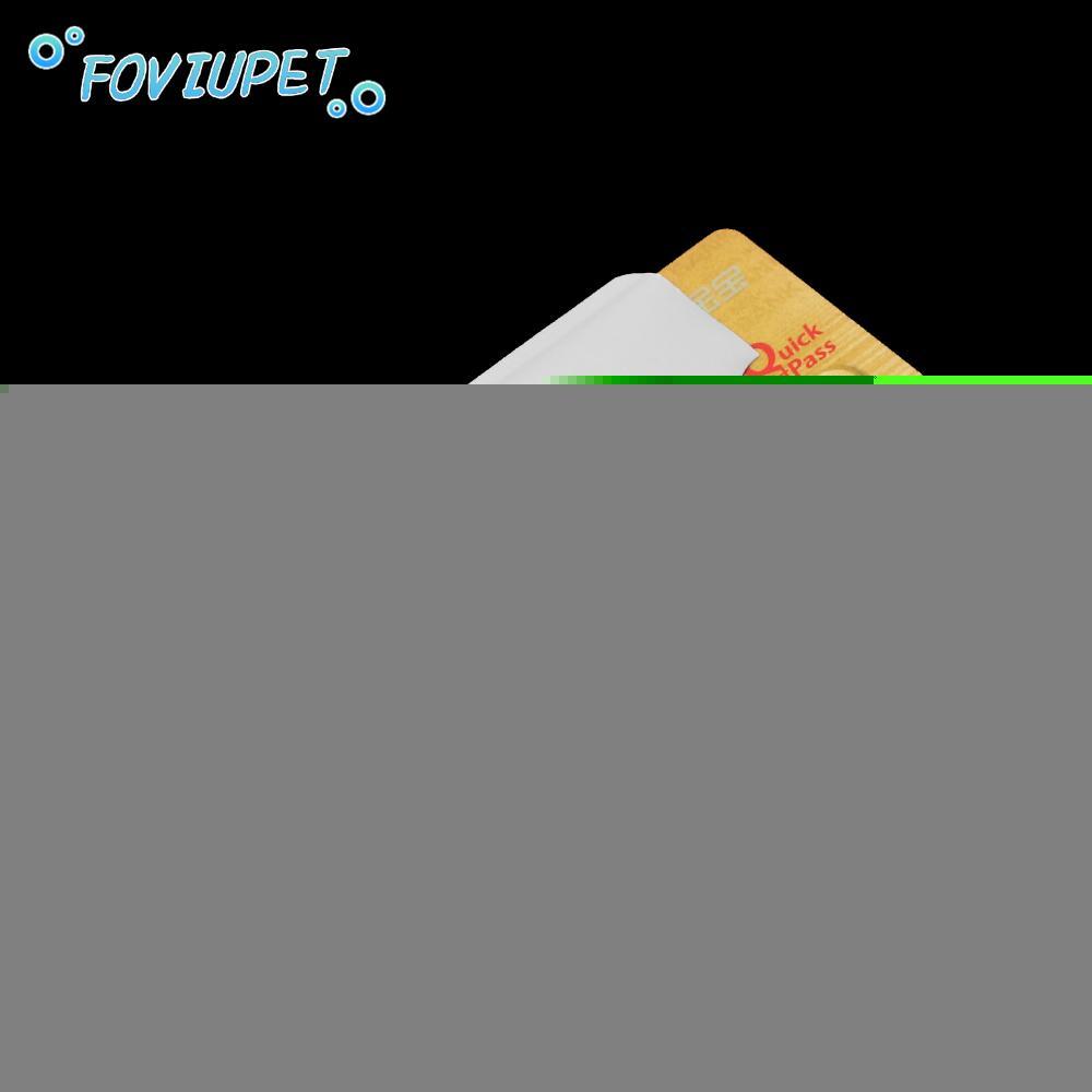 FOVIUPET 10 ชิ้นการ์ดแขนป้องกันสมาร์ทป้องกันการโจรกรรม RFID ปิดกั้นป้องกัน RFID กระเป๋าสตางค์ป้องกัน
