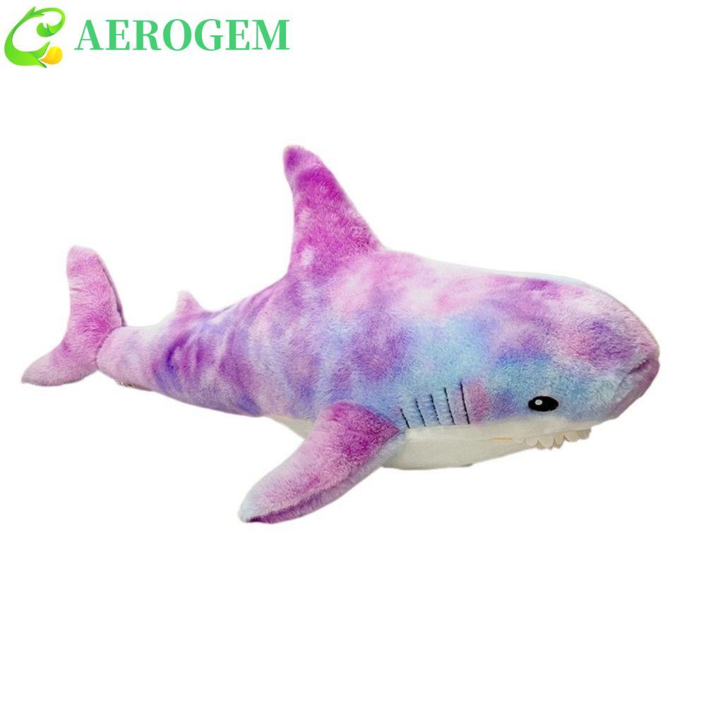AEROGEM ตุ๊กตาฉลาม, Dolphin การ์ตูน Shark Dolphin ตุ๊กตาตุ๊กตา, Sleeping Plush หมอนนุ่มสีสัน PP ผ้าฝ้ายตุ๊กตาสัตว์ทะเลวันหยุดของขวัญวันเกิด – โปรปัง