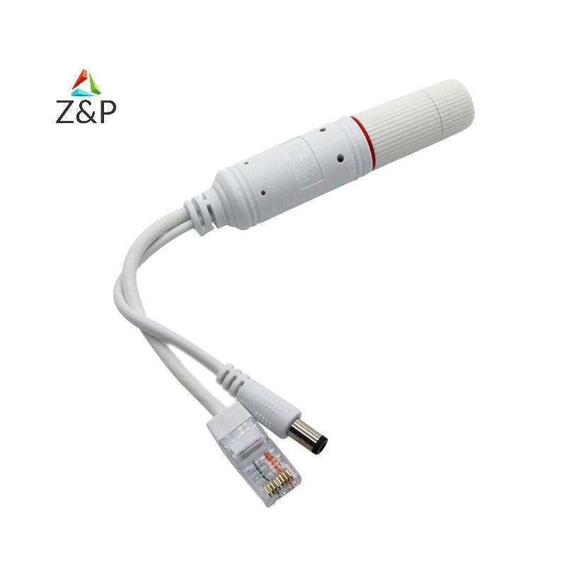 Z&P 48V ถึง 12V POE Splitter สายอะแดปเตอร์กันน้ําโมดูลแหล่งจ่ายไฟกล้อง IP COD