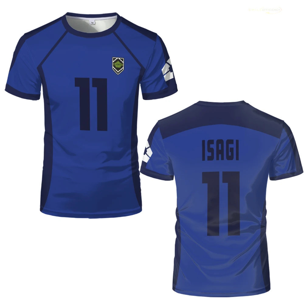 ISAGI 3D พิมพ์กีฬา T-Shirt สำหรับผู้ชาย แห้งเร็วและระบายอากาศได้ดี เหมาะสำหรับใส่เล่นกีฬาหรือคอสเพลย