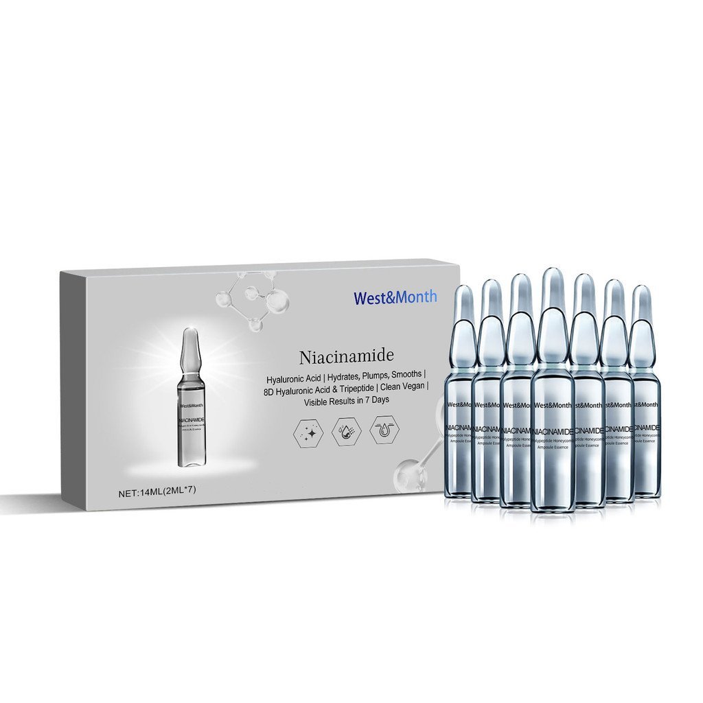 West & Month Energy Essence Ampoule ดูแลอย่างอ่อนโยนผิวหน้า Delicate Softening Moisturizing Rejuvena