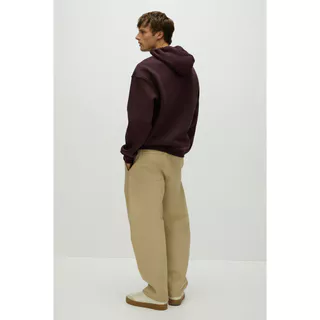 H&M(เอชแอนด์เอ็ม) ฮู้ดดี้แบบหลวม สวมใส่สบาย ซิปด้านหน้า Men Loose Fit Zip-through hoodie 1308010_1