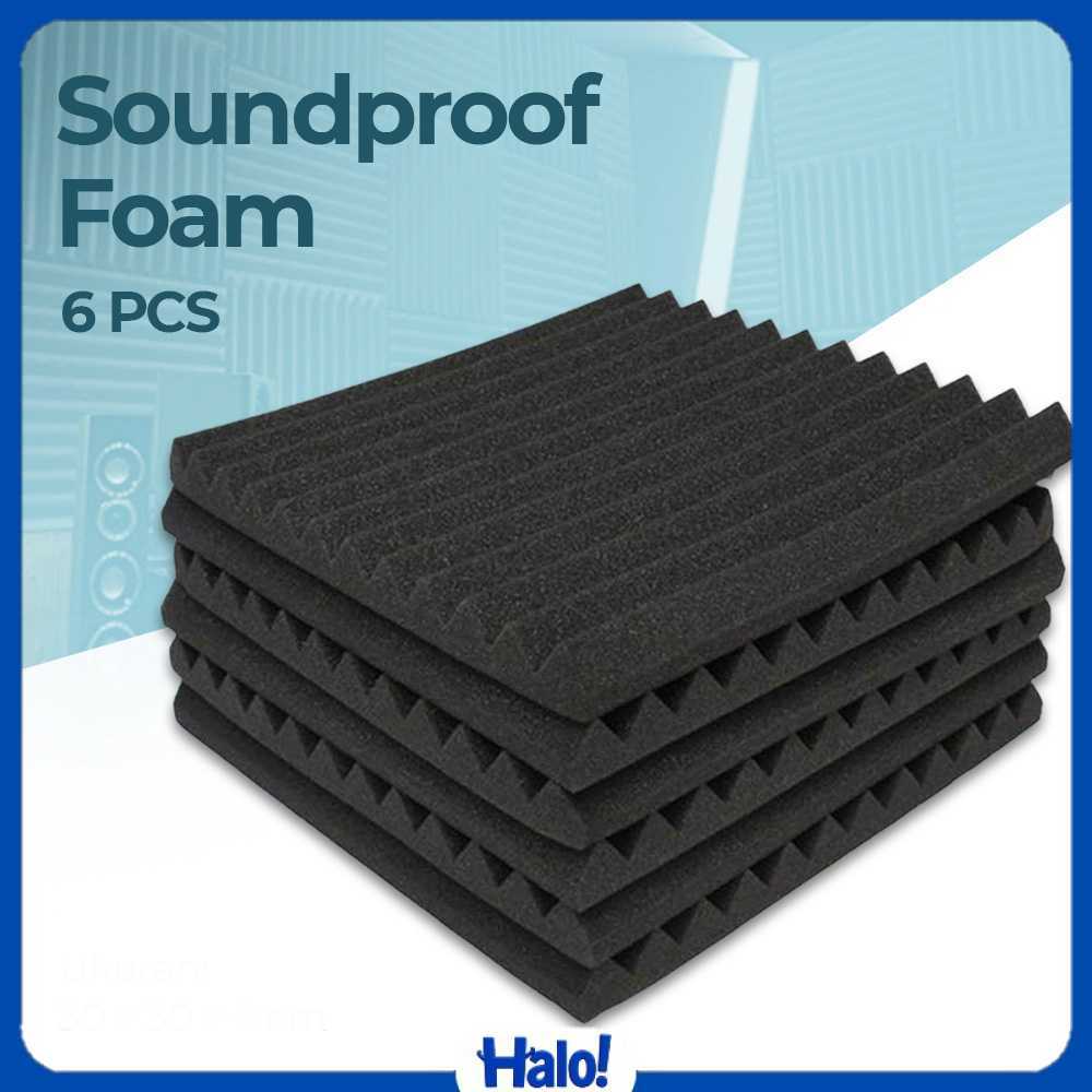 โฟมกันเสียง โฟมไข่ 31x31x2.5ซม. 6ชิ้น - SFS1