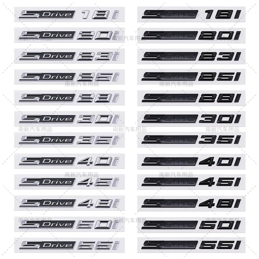 3D SDrive 18i 20i 23i 25i 50i 30i 35i 40i 45i ตัวอักษรโลโก้รถด้านหลังป้ายสัญลักษณ์รูปลอกสติกเกอร์สํา
