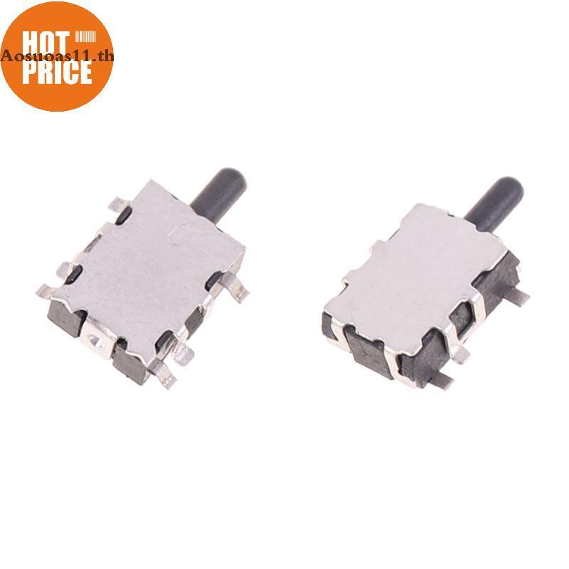 Aosuoas 10 ชิ้น Mini Slide Switch รีเซ็ต Micro Toggle Switch ปกติเปิด/ปกติปิดด้านข้างกด TH.