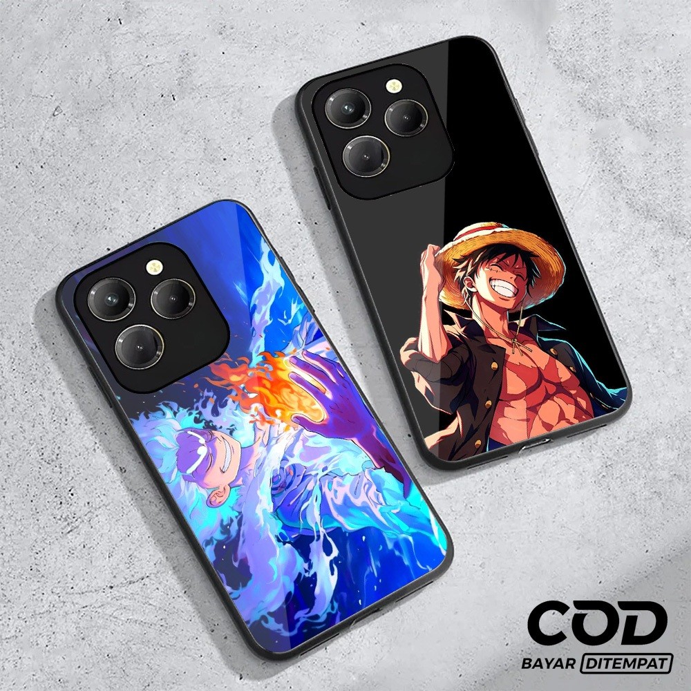 Softcase Glass Infinix Hot 40 Infinix Hot 40i Infinix Hot 40 Pro ล่าสุด 2024 [OP M61] เคสเคลือบเงา I