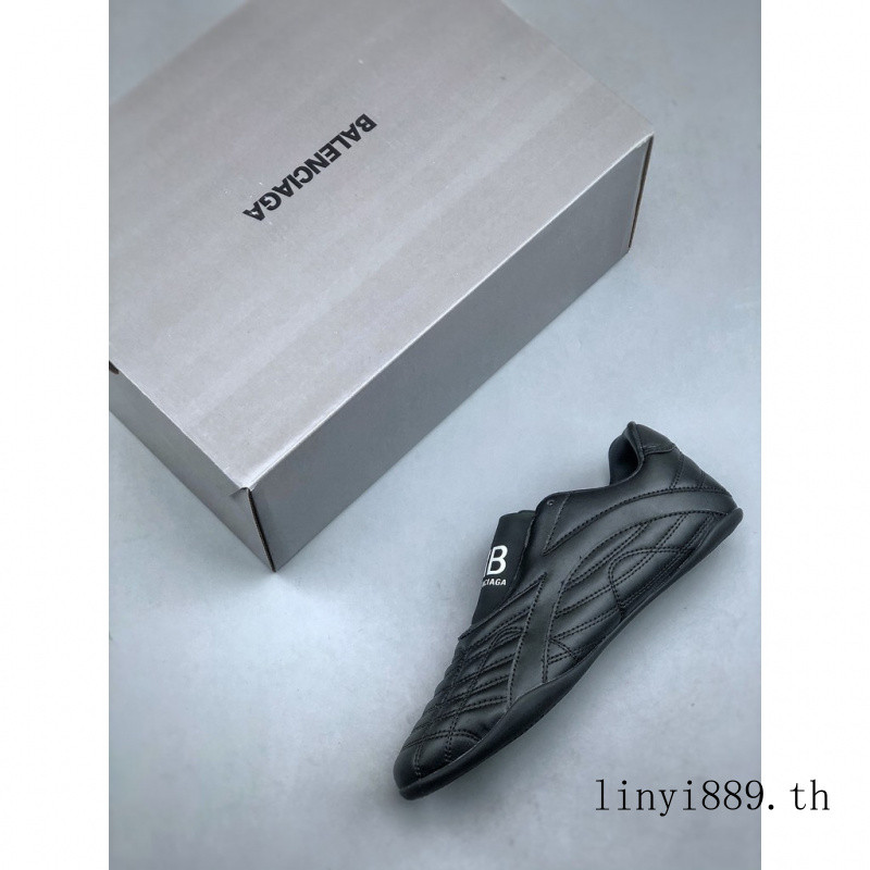Balenciaga Balenciaga Zen Leather Fashion Lace-Up Low-Top Sports Casual Shoes TYRZ