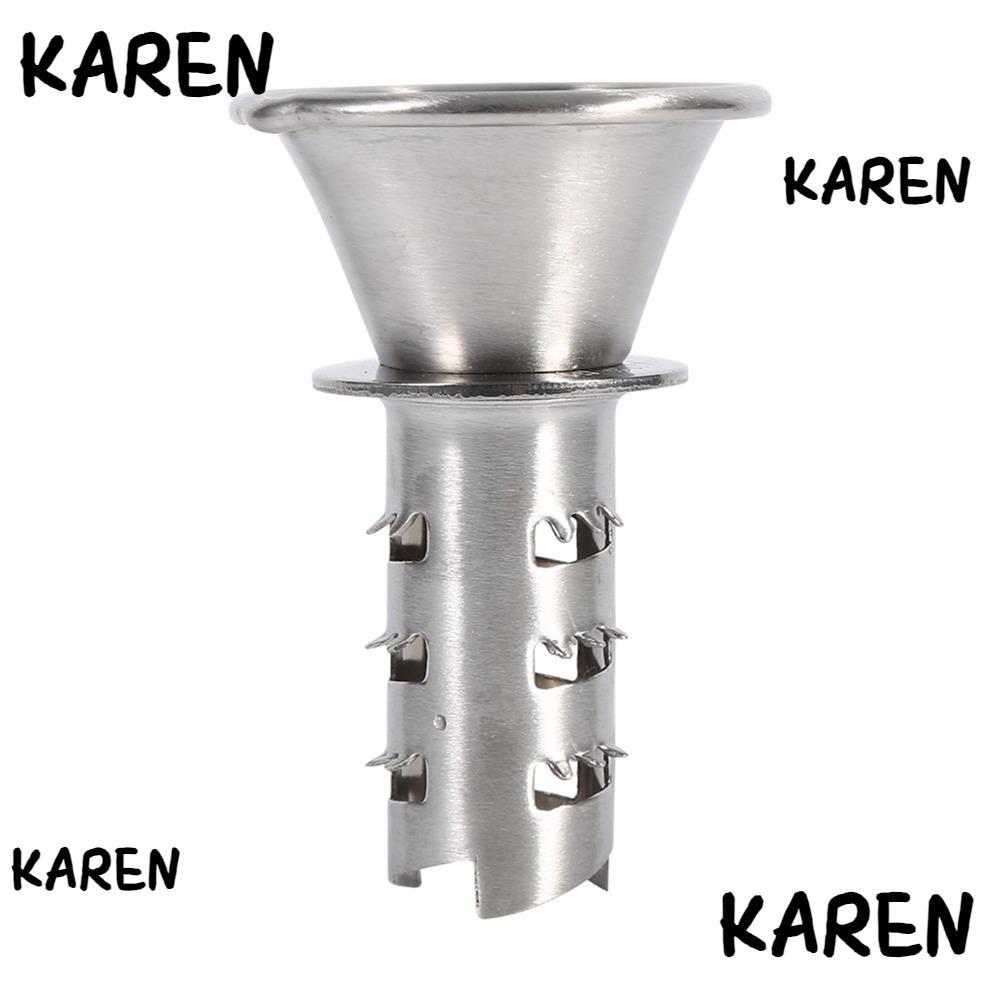 KARENGOODS เครื่องคั้นน้ําผลไม้ Citrus, มือถือ 304 สแตนเลสมะนาวคั้นน้ําผลไม้, เครื่องมือห้องครัวทําความสะอาดง่ายโรตารีทนทาน Citrus Fruit Reamer Lemon/สีส้ม/มะนาว
