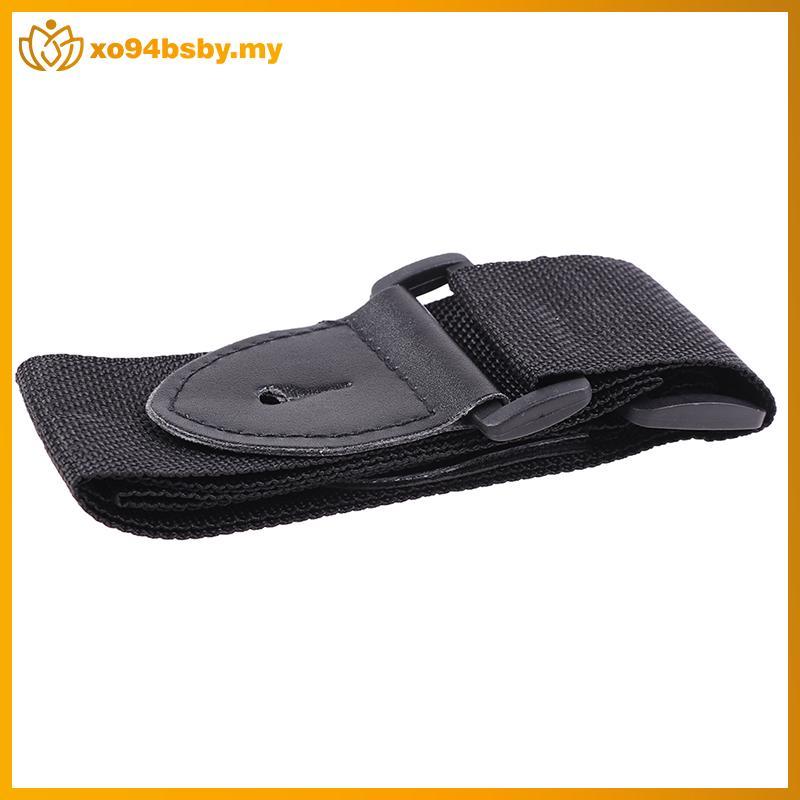 Xo94bsby 68 ซม.-124 ซม. Universal Guitar Strap เข็มขัดกีตาร์ไนลอนแบบปรับได้พร้อมหนัง PU MY