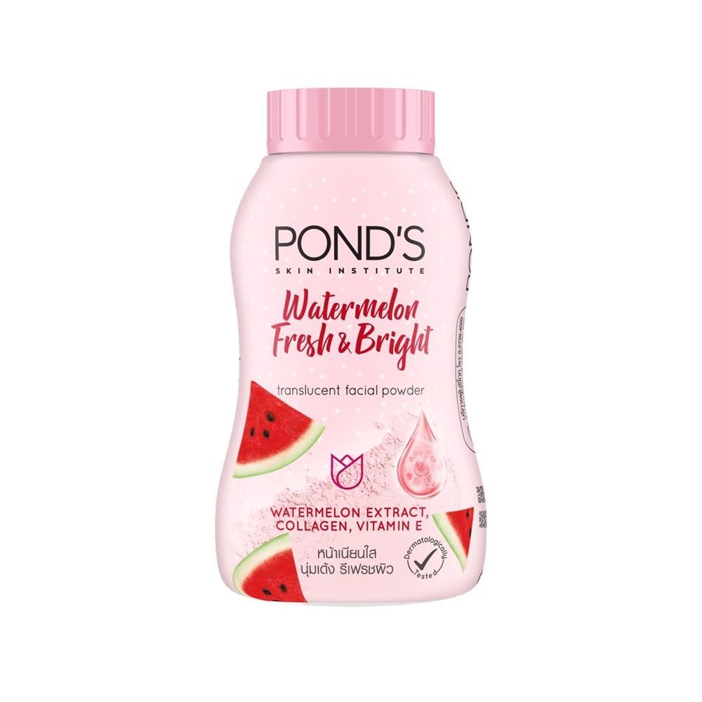 [สินค้าส่งด่วน] พอนด์ส แป้งฝุ่นหน้า แตงโม 45ก. PONDS FACIAL POWDER WATERMELON 45G.