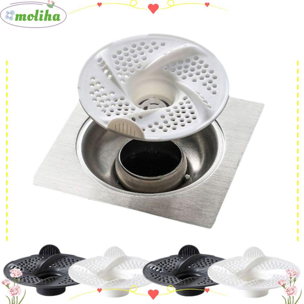 MOLIHA 3 ชิ้นท่อระบายน้ํา, Vortex Bug Proof ท่อระบายน้ําชั้น,ตาข่ายออกแบบหมุน Anti-Clogging กรองใช้ในครัวเรือน