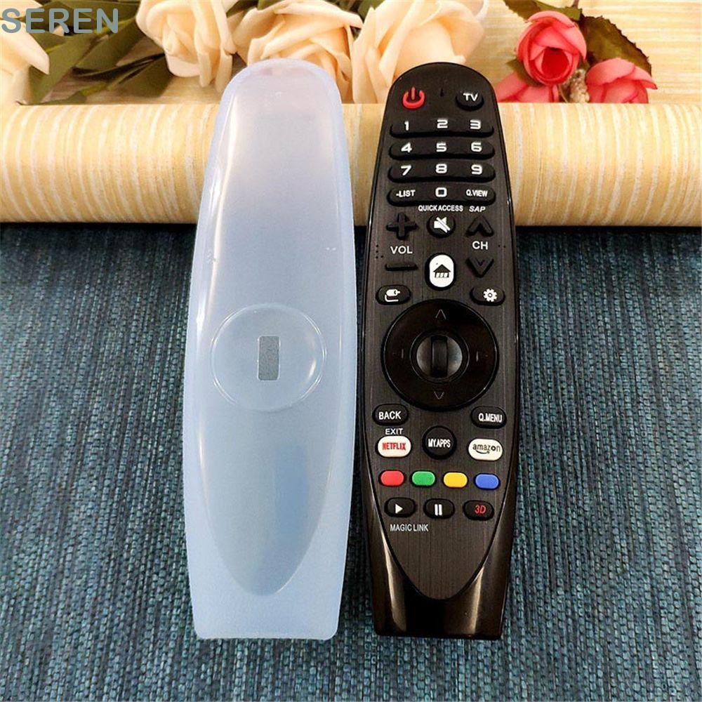 SEREN ป้องกันกันน้ําโปร่งใสอุปกรณ์เสริมทีวีซิลิโคนสําหรับ LG Dynamic TV AN-MR600/650